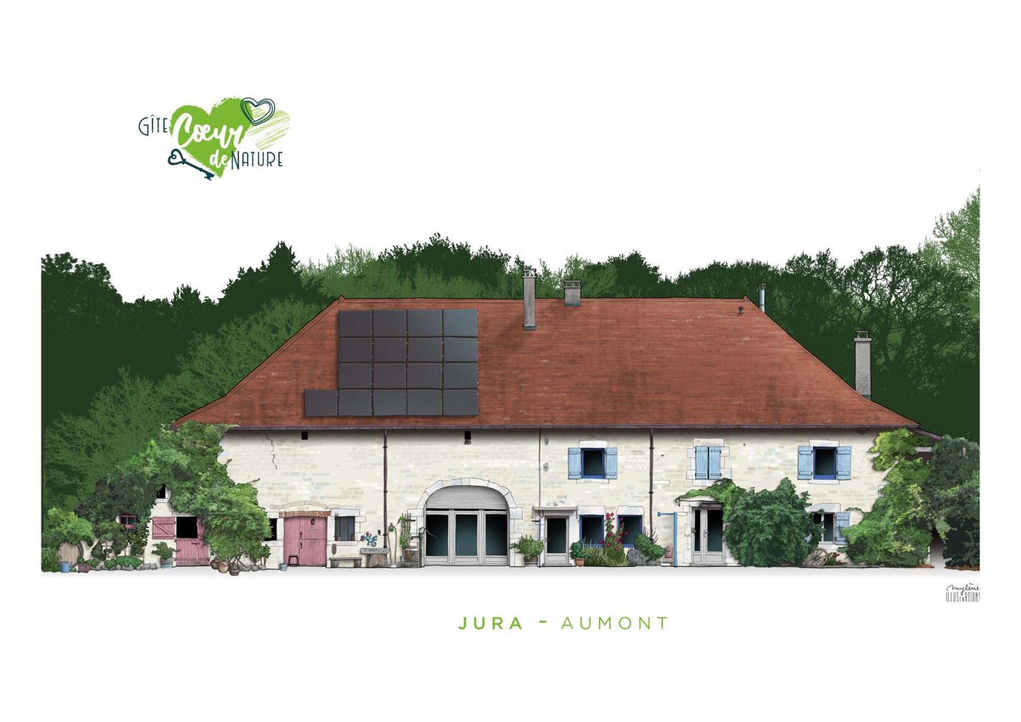 Gite Coeur De Nature Abergement-le-Grand Exteriör bild